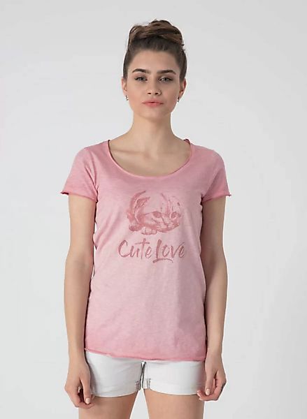 Bedrucktes Katzen Tshirt Aus Bio Baumwolle günstig online kaufen