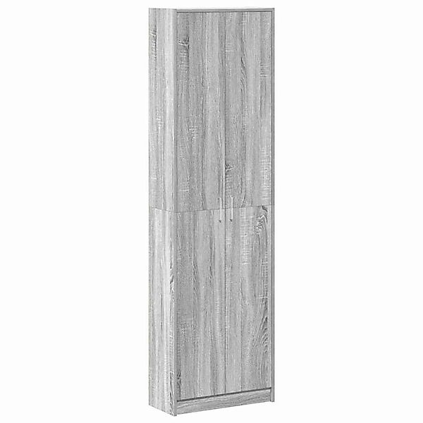 vidaXL Kleiderschrank Grau Sonoma 55 x 25 x 189 cm Holzwerkstoff 3334013 günstig online kaufen
