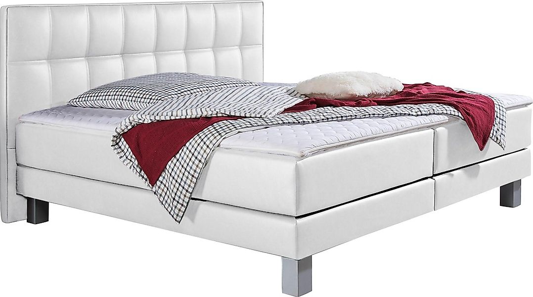 INOSIGN Boxspringbett "Tavira" in 4 Breiten, 4 Farben und 3 Matratzenarten, günstig online kaufen