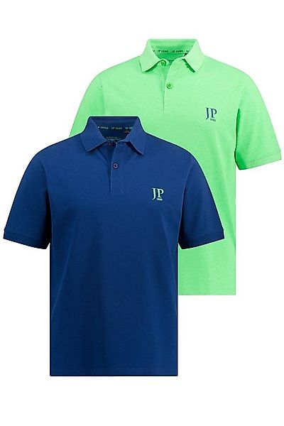 JP1880 Poloshirt bis 7XL Poloshirts 2er-Pack Piqué Seitenschlitze (2-tlg) günstig online kaufen