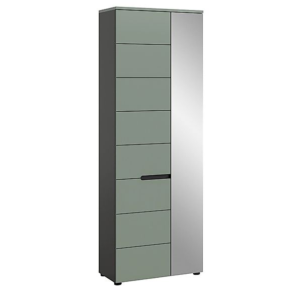 Inn.Furn Garderobenschrank in Salbei und Grau Schuhschrank 65 cm Cooper günstig online kaufen