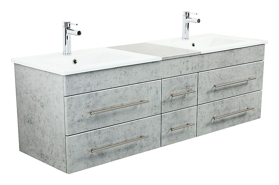 Magnolia Home Doppelwaschtisch Badmöbel Milano XL günstig online kaufen