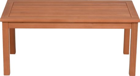 Garden Pleasure Gartentisch Lansing Rechteckig Braun 44 cm x 90 cm günstig online kaufen