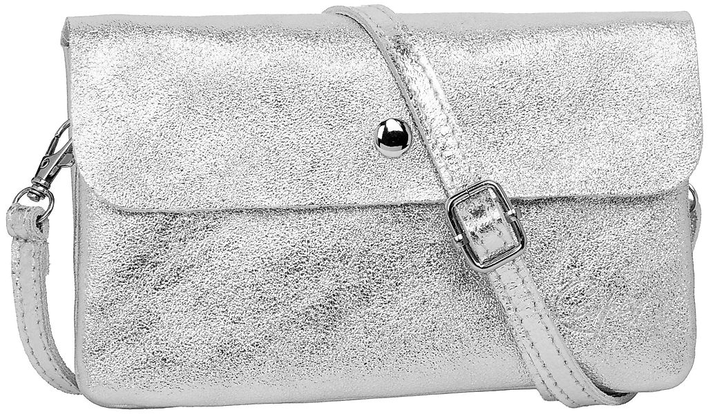 Caspar Umhängetasche Kleine Leder Clutch Damen günstig online kaufen