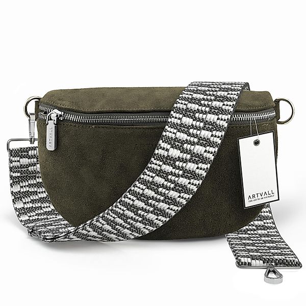 ARTVALL Umhängetasche Wildleder Handtasche Damen Brusttasche günstig online kaufen