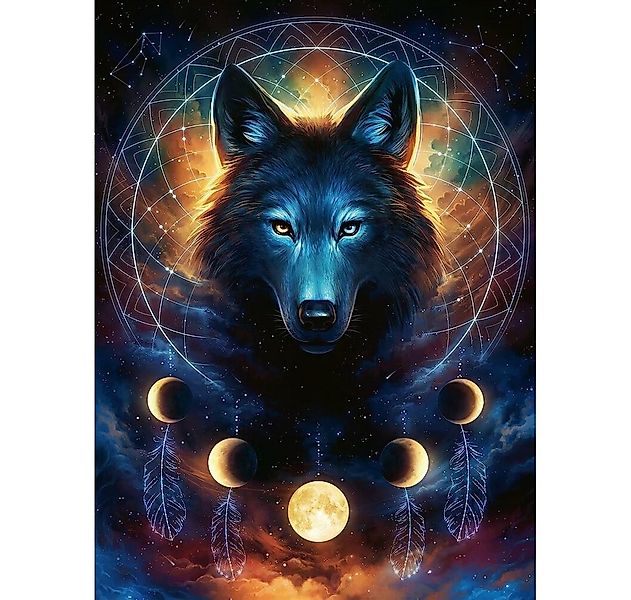 Ravensburger Puzzle Mondschein-Wolf Puzzle 500 Teile, Puzzleteile günstig online kaufen