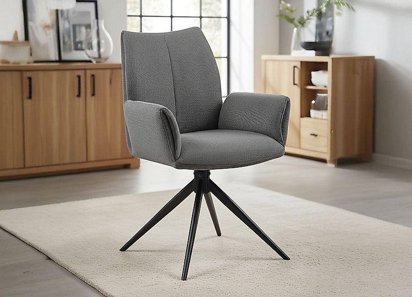 LC Home Esszimmerstuhl LC Home Drehstuhl Esszimmerstuhl Monti Webstoff anth günstig online kaufen