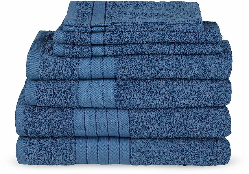 Emotion Handtuch Set "Uni" Baumwolle, Walkfrottee, Bordüre, 500 GSM, Einfar günstig online kaufen