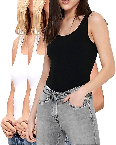 ONLY Tanktop (Set) Basic Top Unifarben günstig online kaufen