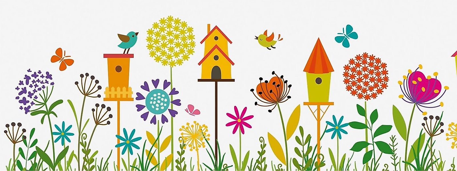 Heyda Fenstersticker Frühlingswiese, 2 m lang günstig online kaufen