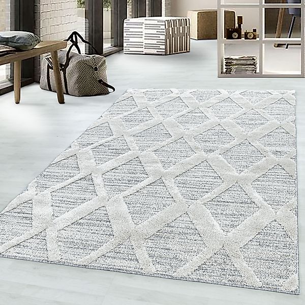Ayyildiz Teppiche Teppich »PISA 4703«, rechteckig, 20 mm Höhe, Läufer, rund günstig online kaufen