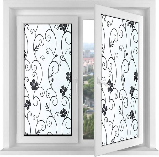 Coonoor Fensterfolie 3D Fensterfolie, selbstklebende undurchsichtige günstig online kaufen