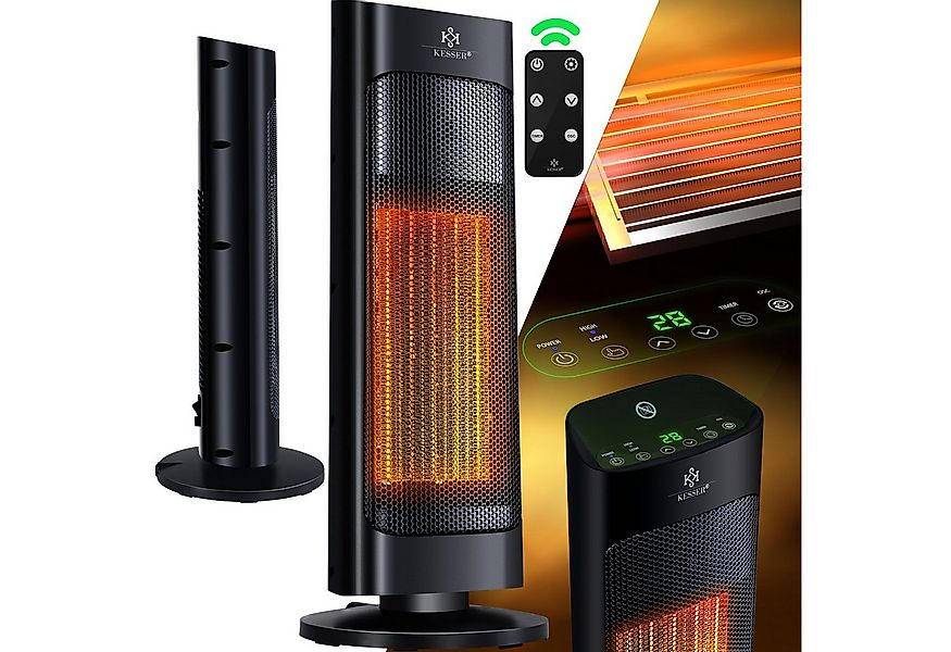 KESSER Heizlüfter, Heizlüfter mit Fernbedienung energiesparend leise 2000W günstig online kaufen