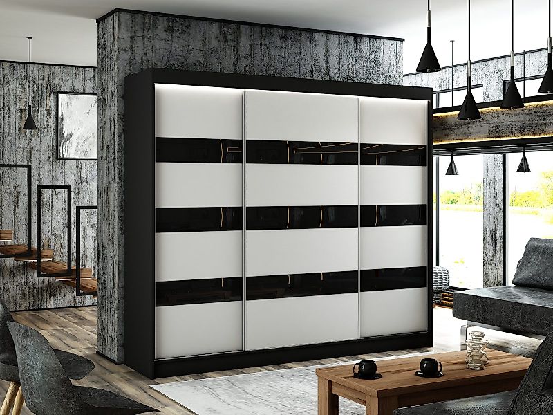 ALTDECOR Schiebetürenschrank SOLTI (Kleiderschrank Garderobenschrank mit günstig online kaufen