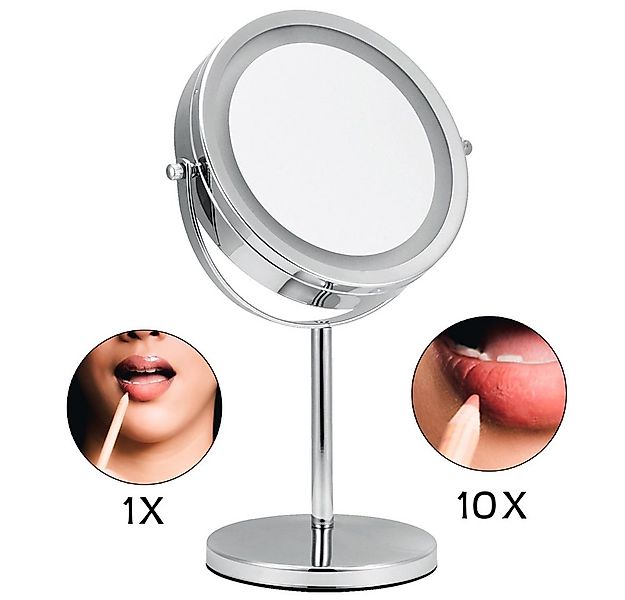 Melko Kosmetikspiegel Kosmetikspiegel Schminkspiegel Badspiegel aus Edelsta günstig online kaufen