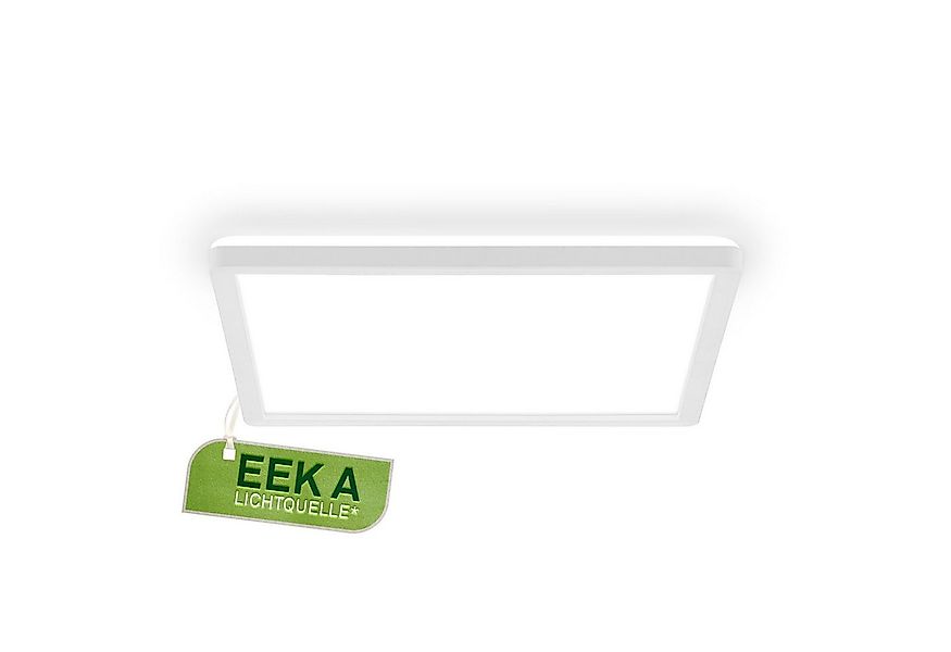 Briloner Leuchten LED Panel Deckenlampe ultraflach Energieeffizienz A Backl günstig online kaufen