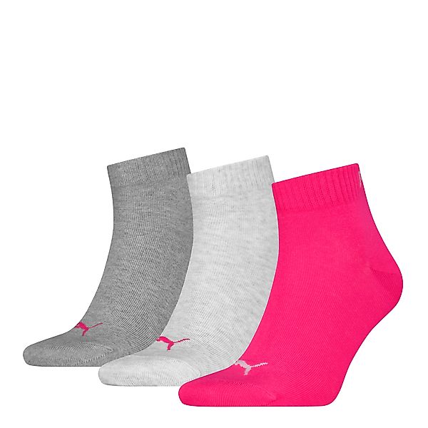 PUMA Kurzsocken, (3 Paar), Atmungsaktiv, Rippenbündchen, weiche Baumwollmis günstig online kaufen