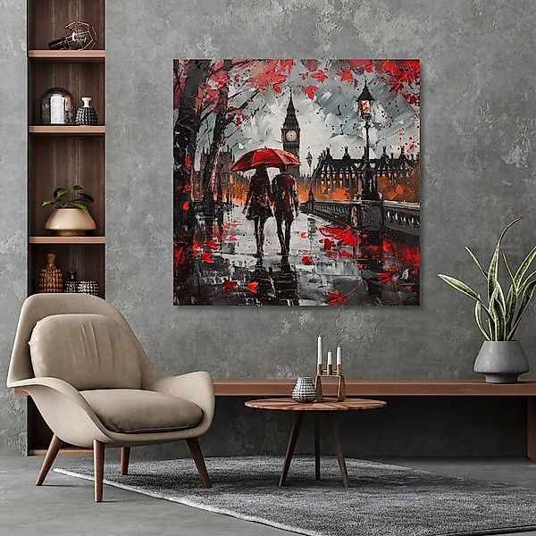 queence Leinwandbild "Ein Herbsttag in London", (1 St.), Premium-Leinwandst günstig online kaufen
