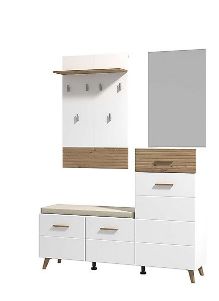 Home affaire Garderoben-Set Sein Kompaktgarderobe, Flurgarderobe, Dielensch günstig online kaufen