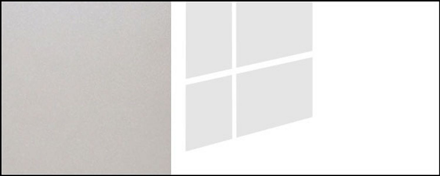 Feldmann-Wohnen Unterschrank Platinium (Platinium, 1-St) Front-, Korpusfarb günstig online kaufen