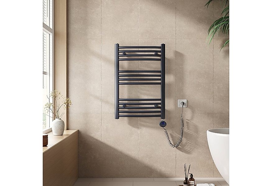 EMKE Elektrischer Badheizkörper Gebogen mit WiFi APP Steuerung Thermostat H günstig online kaufen