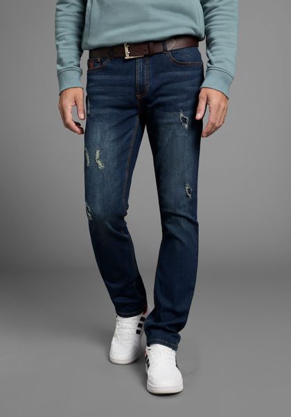 Bruno Banani Straight-Jeans Hutch gerade Beinform, günstig online kaufen