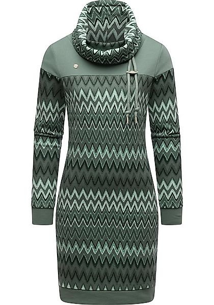 Ragwear Sweatkleid Chlloe Zig Zag YOUMODO stylisches Langarm Minikleid mit günstig online kaufen