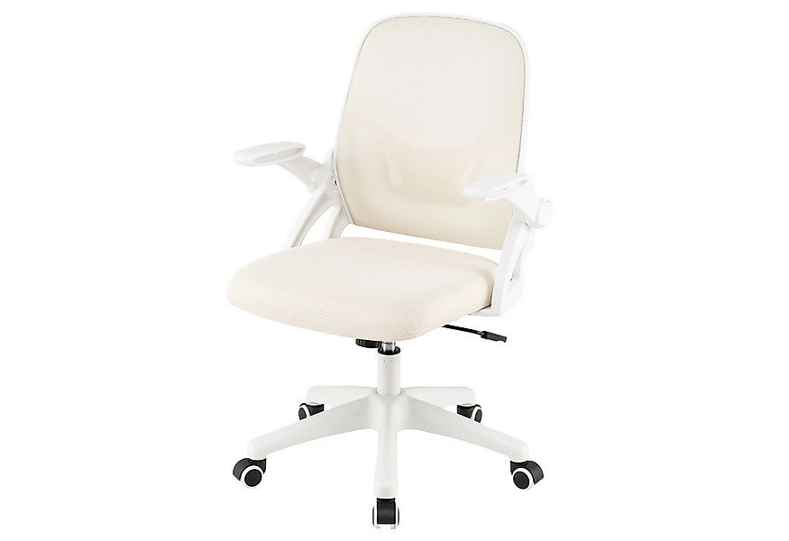 COSTWAY Bürostuhl, Ergonomischer Drehstuhl mit hochklappbaren Armlehnen günstig online kaufen