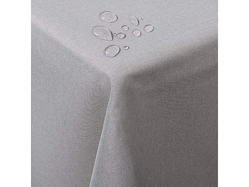 Woltu Tischdecke (1-tlg), Tischdecke Tischtuch waschbar eckig,hellgrau günstig online kaufen