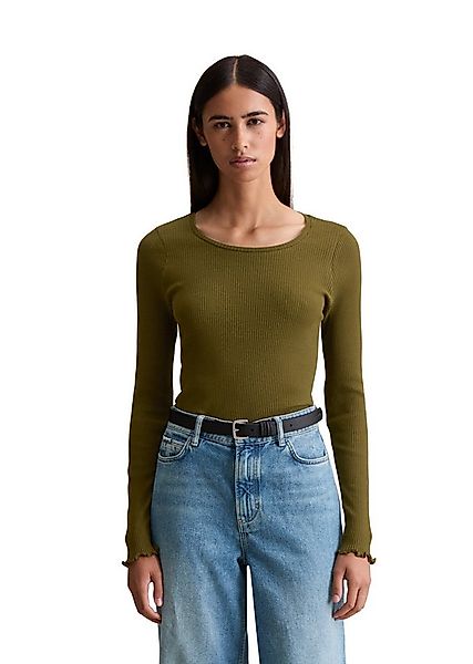 Marc O'Polo DENIM Langarmshirt aus Organic-Cotton-Stretch günstig online kaufen