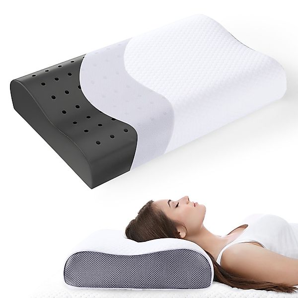 Elegear Nackenstützkissen Memory Foam Nackenkissen, Ergonomisches günstig online kaufen