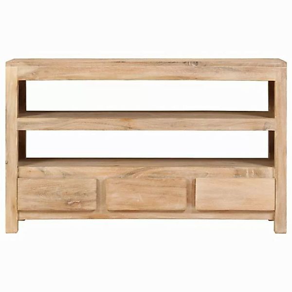 vidaXL TV-Schrank TV-Schrank Akazienholz Massiv 90x30x55 cm Hellbraun Lowbo günstig online kaufen