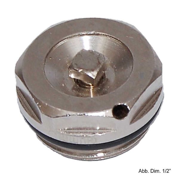 Hummel AG Heizkörper Entlüftungsventil 1/2", vernickelt, günstig online kaufen