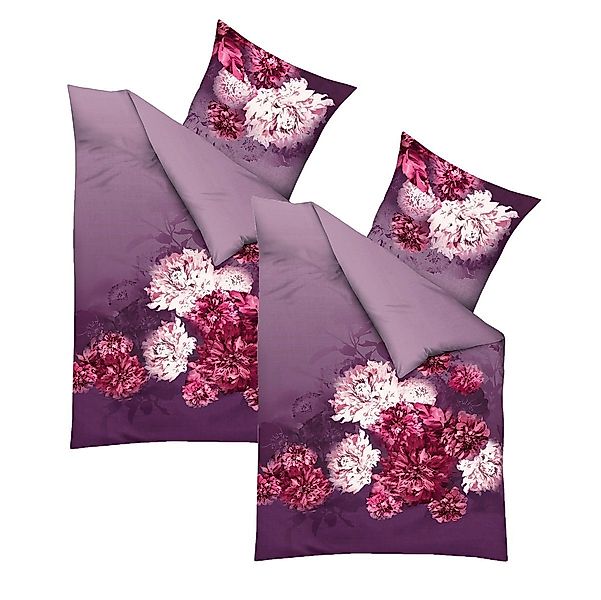 JACK Bettwäsche 4 tlg. JACK by Kaeppel Fein Biber Bettwäsche 135x200cm Flam günstig online kaufen