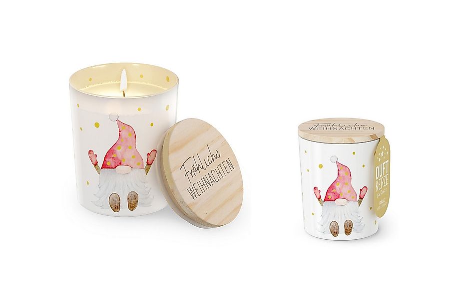 La Vida Duftkerze Kerze Duftkerze im Glas + Deckel Brenndauer 30h Vanille l günstig online kaufen