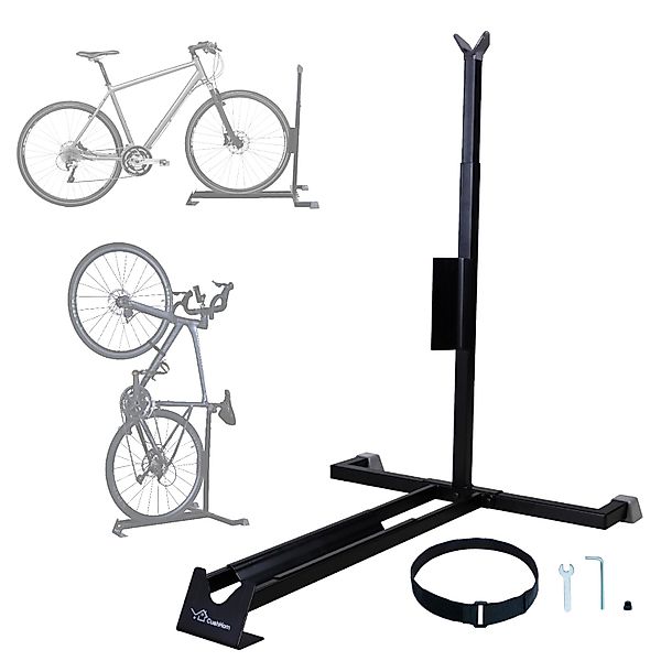 CCLIFE Fahrradständer Boden 1 Stück Vertikaler und Horizontaler Fahrradhalt günstig online kaufen
