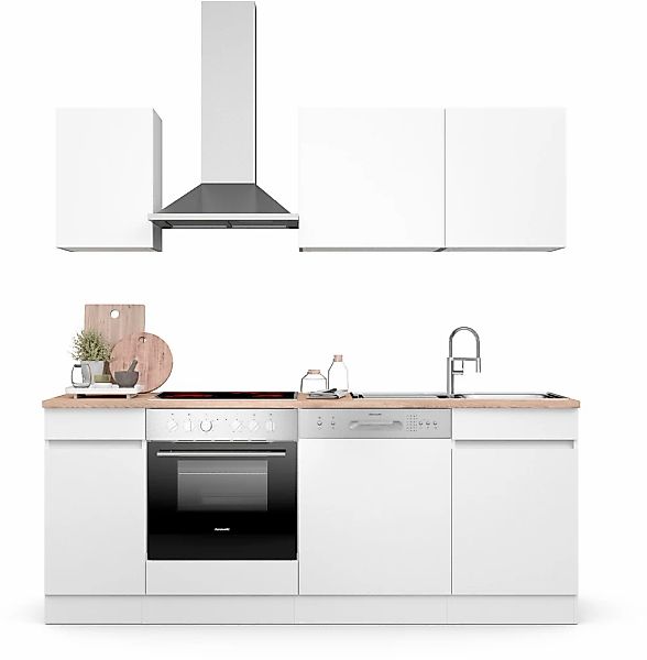 OPTIFIT Küche »Safeli«, Breite 210 cm, wahlweise mit oder ohne Hanseatic-E- günstig online kaufen