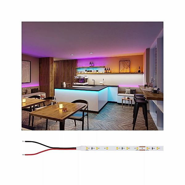 Paulmann "Pro Strip LED Strip Silver P25 LED iceblue 5m 20W 300lm/m 60 LEDs günstig online kaufen