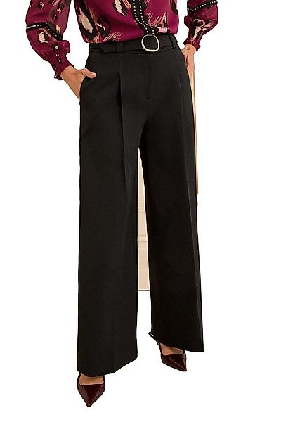 Love & Roses Palazzohose Love & Roses Hose mit weitem Bein und Schnalle (1- günstig online kaufen