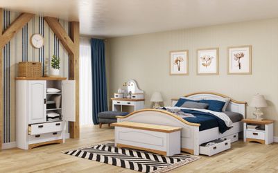 Home affaire Bettbank "Konrad" aus massiver, FSC-zertifizierter Kiefer günstig online kaufen