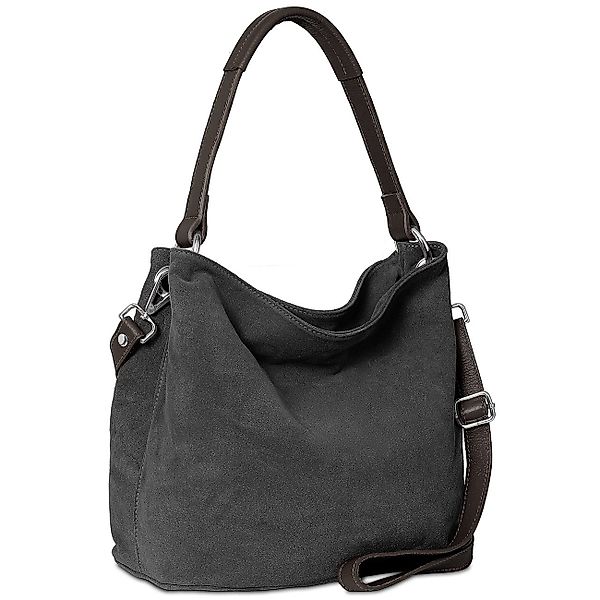 Caspar Schultertasche Damen Veloursleder Handtasche Klassisch günstig online kaufen