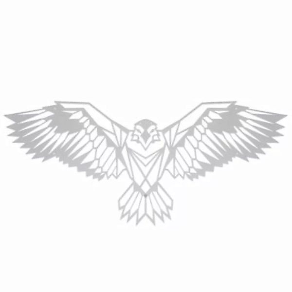 Hansmeier Wanddeko aus Metall   Adler silber günstig online kaufen