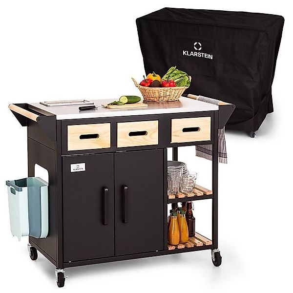 Klarstein Spülenschrank Jersey Outdoor Kitchen Arbeitsstation Edelstahl mob günstig online kaufen