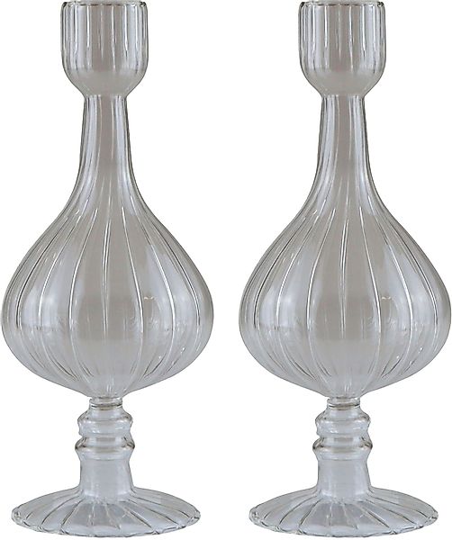 AM Design Dekovase "Tischvase aus Glas, Höhe ca. 24 cm", (Set, 2 St.), Glas günstig online kaufen