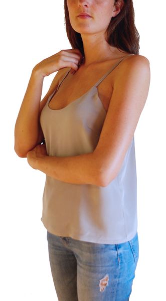 Posh Gear Seidenbluse Damen Bluse Spaghettiträger günstig online kaufen
