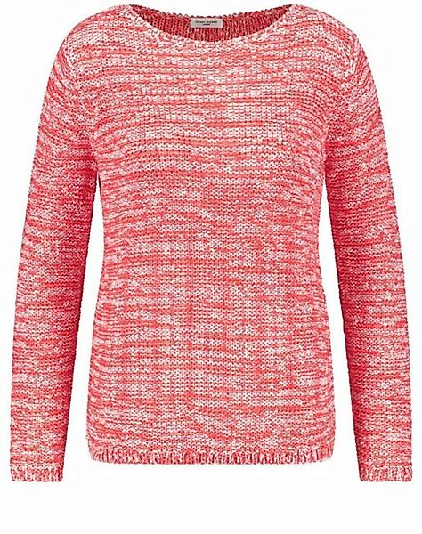 GERRY WEBER Rundhalspullover Pullover mit Bicoloroptik (1-tlg) soft günstig online kaufen