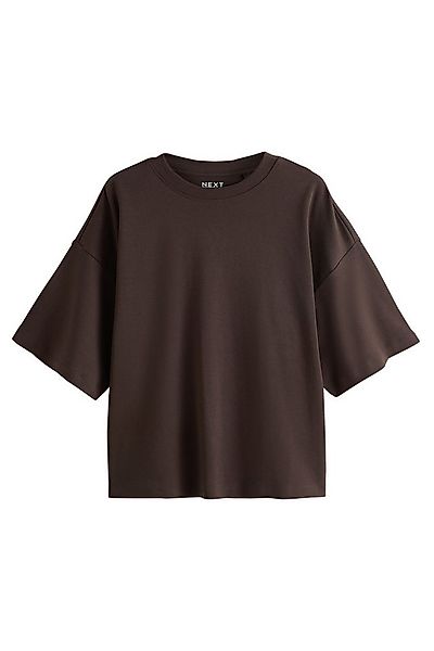 Next T-Shirt Kastiges Oversized Fit T-Shirt aus schwerem Stoff (1-tlg) günstig online kaufen