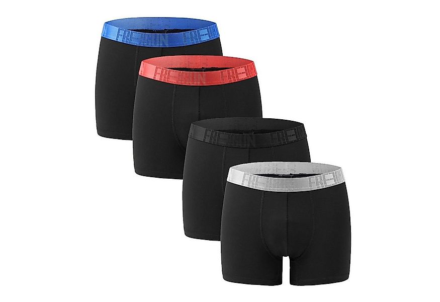 Freegun Boxershorts Freegun Men Bambou Boxer Pack x4 (4-St) günstig online kaufen