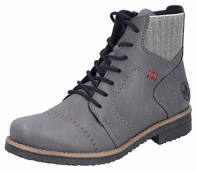 Rieker Schnürstiefelette, Schnürboots, Herbststiefelette, Blockabsatz, mit günstig online kaufen