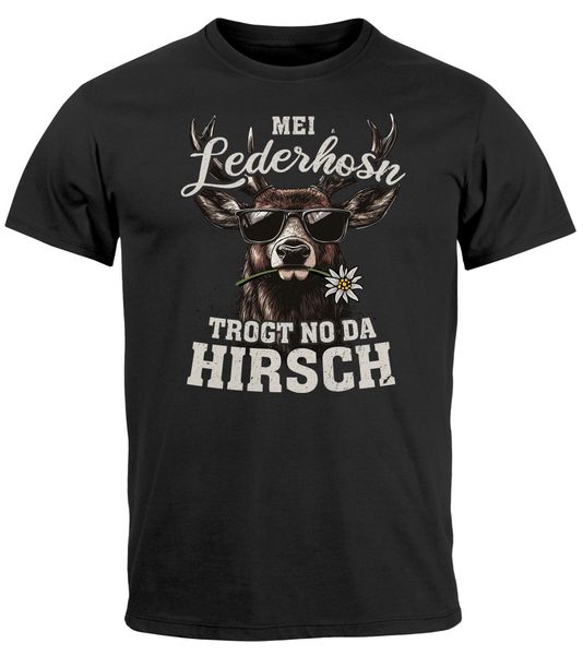 MoonWorks Print-Shirt Herren T-Shirt Tracht Hirsch günstig online kaufen